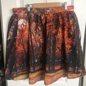 ModCloth Fall Foliage skirt